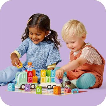 LEGO DUPLO Kasabası Alfabe Kamyonu Oyuncağı 10421-2 Yaş ve Üzeri Çocuklar için Eğitici Oyuncak Yapım Seti (36 Parça)