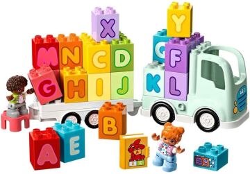 LEGO DUPLO Kasabası Alfabe Kamyonu Oyuncağı 10421-2 Yaş ve Üzeri Çocuklar için Eğitici Oyuncak Yapım Seti (36 Parça)