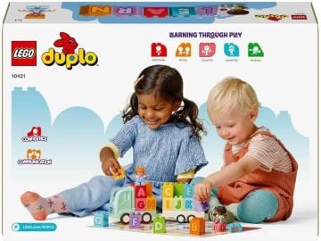 LEGO DUPLO Kasabası Alfabe Kamyonu Oyuncağı 10421-2 Yaş ve Üzeri Çocuklar için Eğitici Oyuncak Yapım Seti (36 Parça)