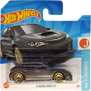 Hot Wheels - Subaru WXR STI - HW J-Imports 2/10 - HKK63 - Kısa Kart - Gri Metalik - Mattel 2023