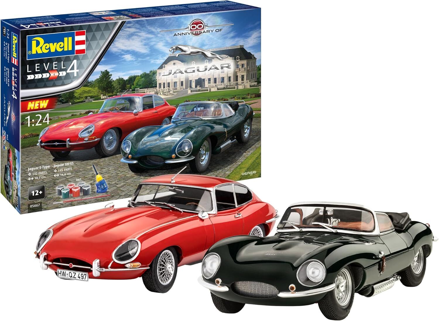 Revell G.Set Jaguar'In 100. Yıl Dönümü, Maket