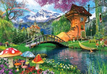 CLEMENTONI 500 el. HQ The Old Shoe House [PUZZLE]