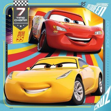 Ravensburger (80151) 3 X 49 Parça Puzzle Wd, Cars3