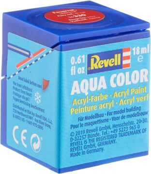 Revell - Su Bazlı Maket Boyası Ateş Kırmızısı İpek 18 Ml (36330)