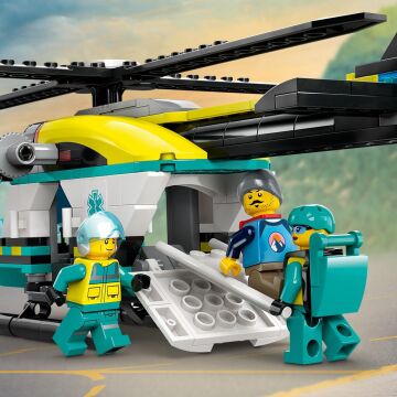 LEGO City Acil Kurtarma Helikopteri 60405-6 Yaş ve Üzeri Çocuklar için Helikopter İçeren Yaratıcı Oyuncak Yapım Seti (226 Parça)
