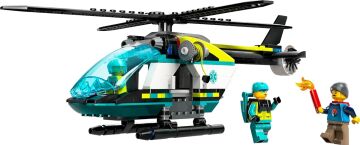 LEGO City Acil Kurtarma Helikopteri 60405-6 Yaş ve Üzeri Çocuklar için Helikopter İçeren Yaratıcı Oyuncak Yapım Seti (226 Parça)