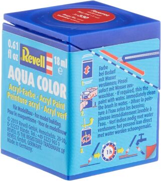 Revell - Su Bazlı Maket Boyası Ateş Kırmızısı İpek 18 Ml (36330)