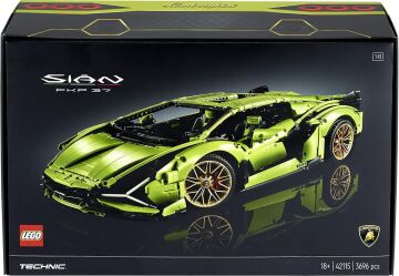 LEGO Technic Lamborghini Sián FKP 37 42115 - Spor Araba Seven Yetişkinler İçin Koleksiyonluk Yaratıcı Oyuncak Model Yapım Seti (3696 Parça)