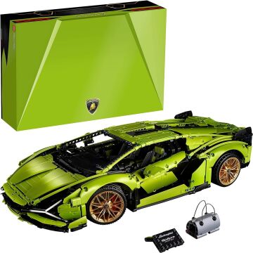 LEGO Technic Lamborghini Sián FKP 37 42115 - Spor Araba Seven Yetişkinler İçin Koleksiyonluk Yaratıcı Oyuncak Model Yapım Seti (3696 Parça)