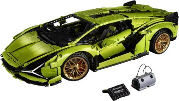 LEGO Technic Lamborghini Sián FKP 37 42115 - Spor Araba Seven Yetişkinler İçin Koleksiyonluk Yaratıcı Oyuncak Model Yapım Seti (3696 Parça)