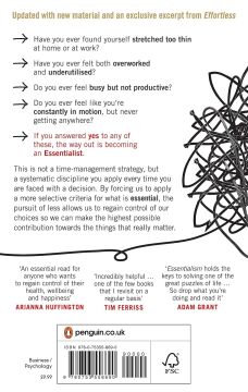 Essentialism: The Disciplined Pursuit of Less