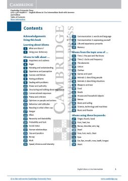 English Idioms in Use Intermediate Book with Answers: Vocabulary Reference and Practice