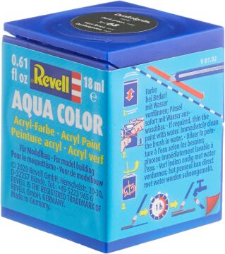 Revell - Su Bazlı Maket Boyası Koyu Yeşil Mat Raf 18 Ml (36168)