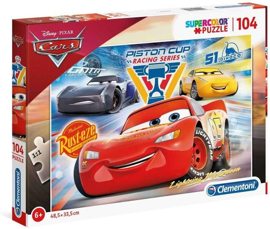 Clementoni - 104 Parça Puzzle - Cars