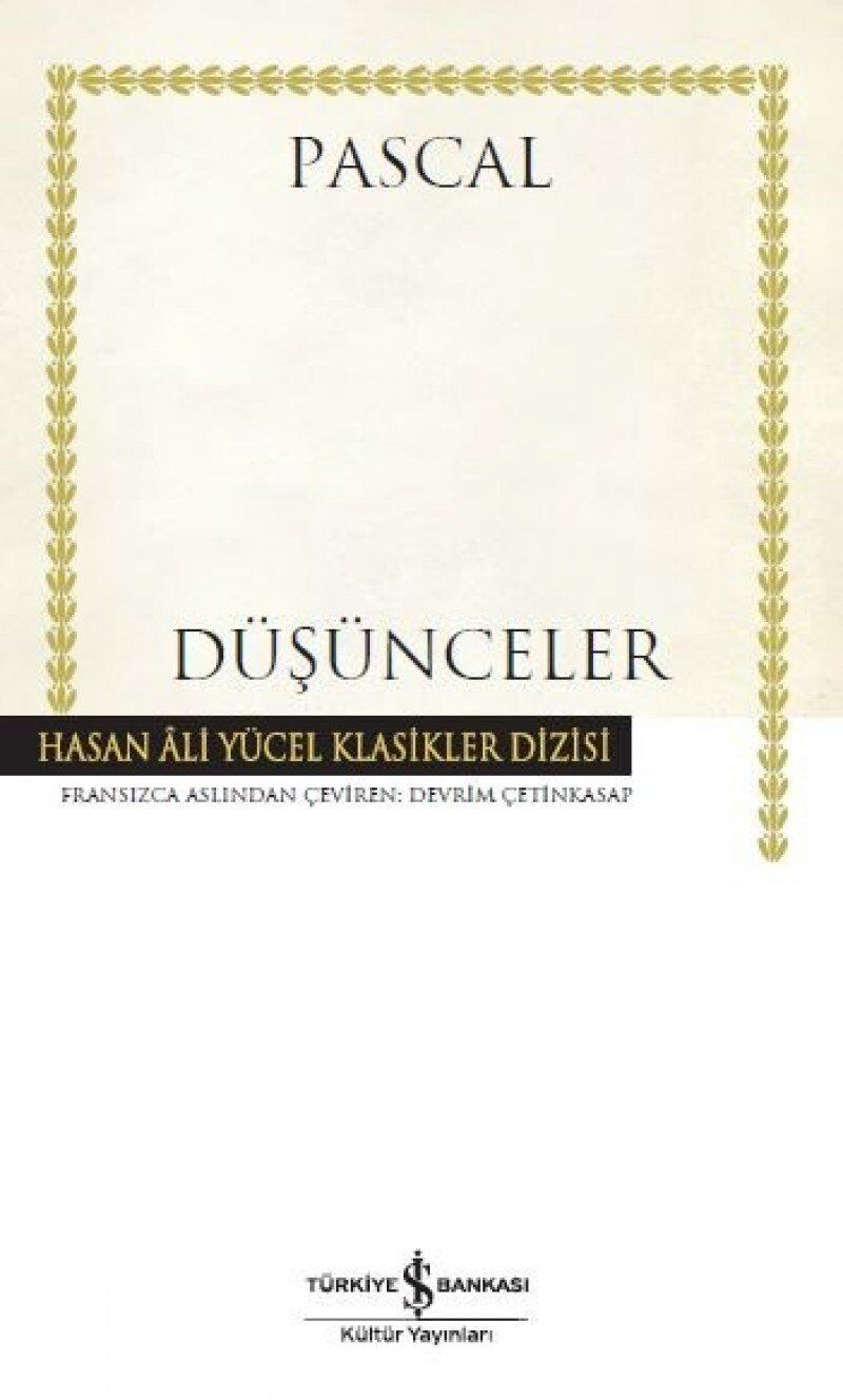 Düşünceler: Hasan Ali Yücel Klasikler Dizisi