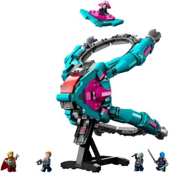 LEGO® Marvel Koruyucuların Yeni Gemisi 76255-10 Yaş ve Üzeri Çocuklar için Uzay Gemisi ve 5 Minifigür İçeren Süper Kahramanlı Yaratıcı Oyuncak Yapım Seti (1108 Parça)