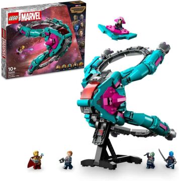 LEGO® Marvel Koruyucuların Yeni Gemisi 76255-10 Yaş ve Üzeri Çocuklar için Uzay Gemisi ve 5 Minifigür İçeren Süper Kahramanlı Yaratıcı Oyuncak Yapım Seti (1108 Parça)