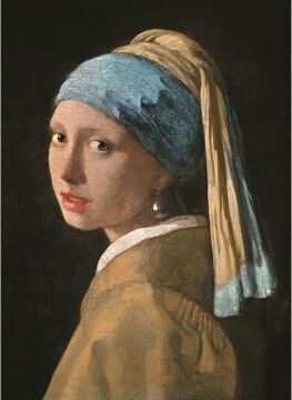 Clementoni - 1000 Parça Museum Collection Yetişkin Puzzle - Vermeer “Girl With A Pearl Earring”