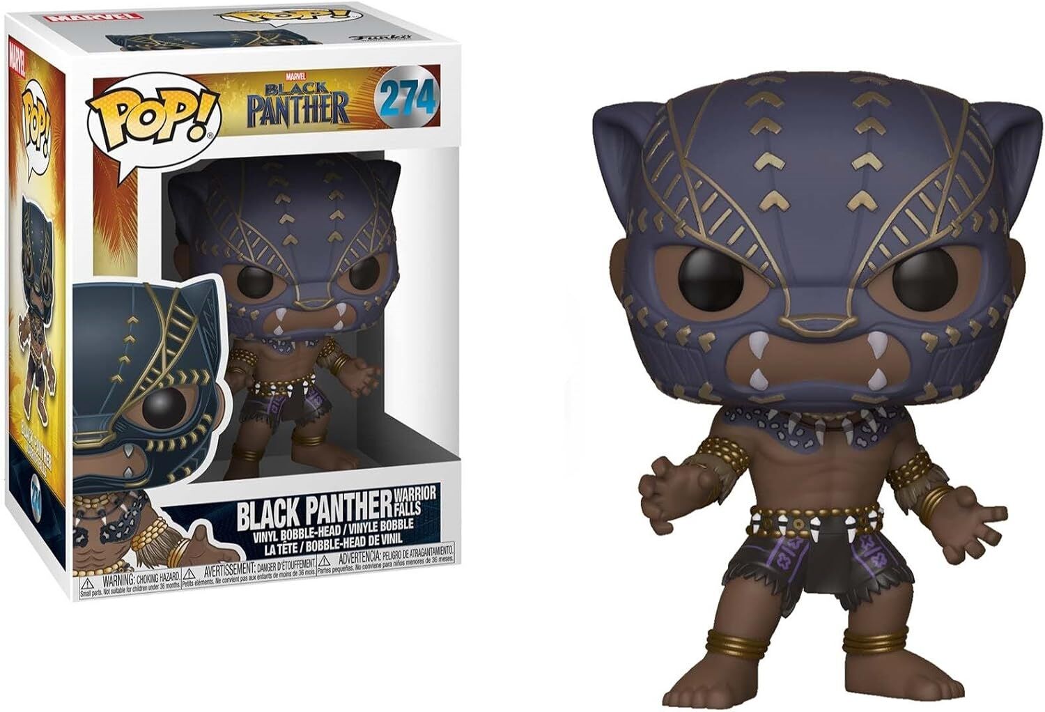 Funko POP Marvel Black Panther Black Panther Warior Falls