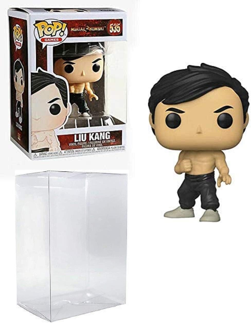 Pop Games: Mortal Kombat Liu Kang #535 Pop Action Figure (Bundled with Ecotek Protector to Protect Display Box)