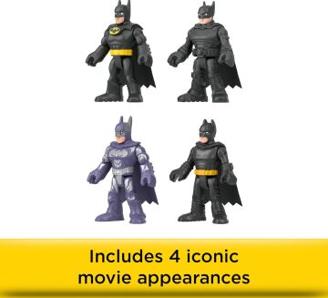 Fisher-Price Imaginext DC Süper Arkadaşlar Batman Oyuncakları 85. Yıl Dönümü Hatıra Seti, 3 Yaş ve Üzeri Hayranlar için Film Tarzlı