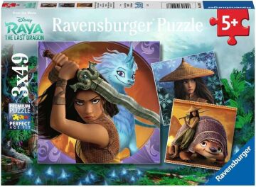 Ravensburger 3x49p Puz WD Raya