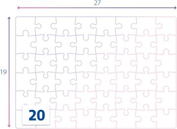 Clementoni - 2x20 Parça Puzzle - Baby Shark