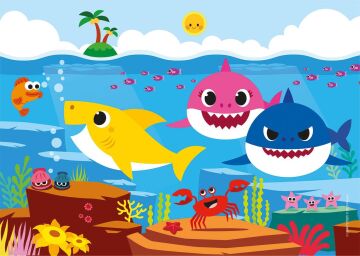 Clementoni - 2x20 Parça Puzzle - Baby Shark