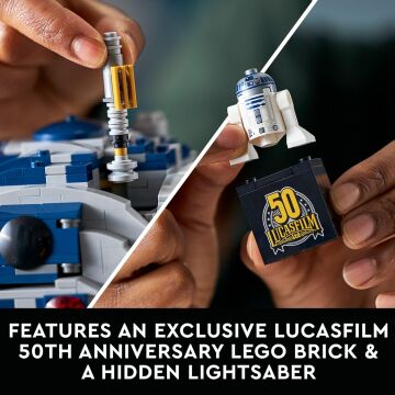 LEGO® Star Wars™ R2-D2™ 75308 - Koleksiyonluk, Sergilenebilir, Yaratıcı ve Eğlenceli Star Wars Yapım Seti (2315 Parça)