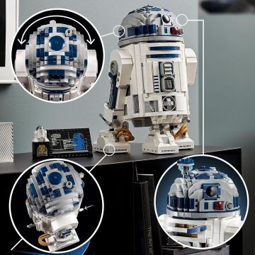 LEGO® Star Wars™ R2-D2™ 75308 - Koleksiyonluk, Sergilenebilir, Yaratıcı ve Eğlenceli Star Wars Yapım Seti (2315 Parça)