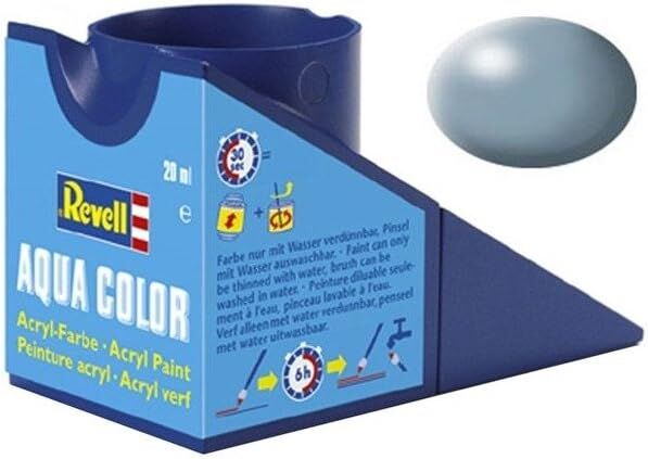 Revell - Su Bazlı Maket Boyası Gri İpek 18 Ml (36374)