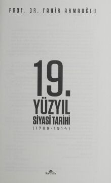 19.Yüzyıl Siyasi Tarihi 1789-1914 (Ciltli)