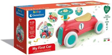 Clementoni - 17308 - Baby Clementoni - İlk Klasik Arabam, bebek oyuncak 12 ay, Multicolour