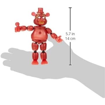 Funko Aksiyon Figürü: Five Nights at Freddy's (FNAF) - Freddy Fazbear - Turuncu - Karanlıkta Parlar - Koleksiyon Parçası - Hediye Fikri - Resmi Ticari Ürün - Erkekler, Kızlar ve Çocuklar için