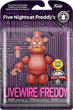 Funko Aksiyon Figürü: Five Nights at Freddy's (FNAF) - Freddy Fazbear - Turuncu - Karanlıkta Parlar - Koleksiyon Parçası - Hediye Fikri - Resmi Ticari Ürün - Erkekler, Kızlar ve Çocuklar için