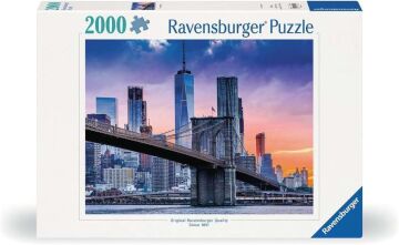 Ravensburger 160112 2000 Parça Puz Brooklyn, Çok Renkli