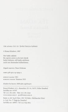 Tek Adam Cilt 3 (Büyük Boy): Mustafa Kemal 1922 - 1938