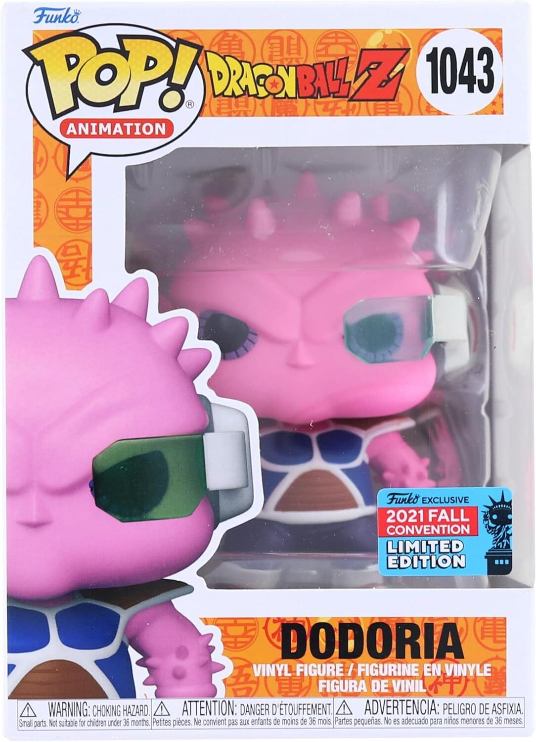 POP! Animasyon Dragonball Z 1043 Dodoria 2021 Fall Konvention