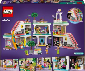 LEGO Friends Heartlake City Alışveriş Merkezi 42604-8 Yaş ve Üzeri Çocuklar için Sosyal Becerileri Geliştiren Yaratıcı Oyuncak Yapım Seti (1237 Parça)