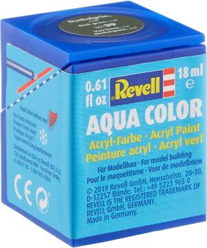 Revell - Su Bazlı Maket Boyası Koyu Yeşil Mat 18 Ml (36139)