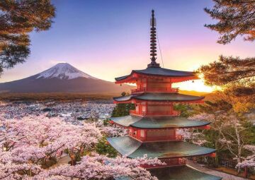 Ravensburger 1000 Parçalı Puzzle Japon Kiraz Ağacı