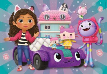 Clementoni 24802 Gabby's Dollhouse Puzzle, Çok Renkli