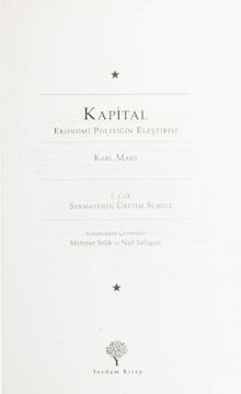 Kapital Set: 3 Kitap Takım Kutulu