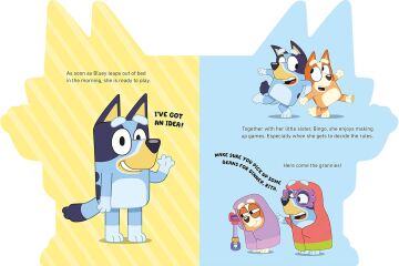 Bluey: All About Bluey: A Bluey-Shaped Board Book