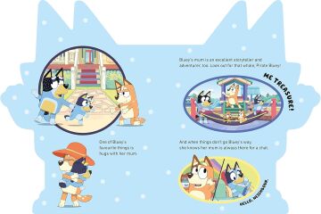 Bluey: All About Bluey: A Bluey-Shaped Board Book