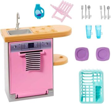 Barbie-Hjv32 'nin Ev Dekorasyonu Oyun Seti - Bahçe Aksesuarları Hjv33