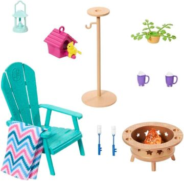 Barbie-Hjv32 'nin Ev Dekorasyonu Oyun Seti - Bahçe Aksesuarları Hjv33