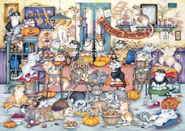 Ravensburger 1000p Puz Çılgın Kediler Yapboz