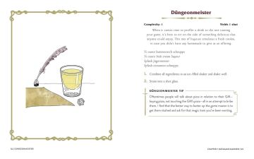 Dungeonmeister: 75 Epic RPG Cocktail Recipes to Shake Up Your Campaign