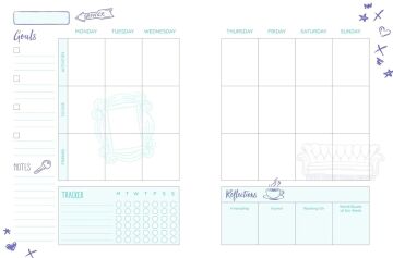 Friends: 12-Month Undated Planner: (Friends TV Show Gift, Friends Planner, Friends Gift, Undated Planner)